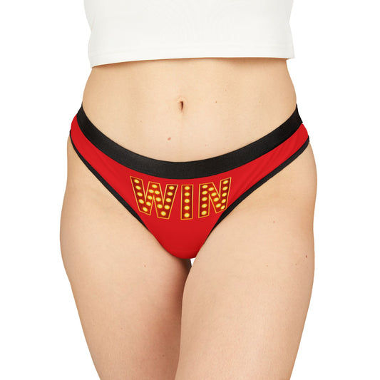 Damen Thong Unterwäsche Bequeme Atmungsaktive Slips Motiv Win