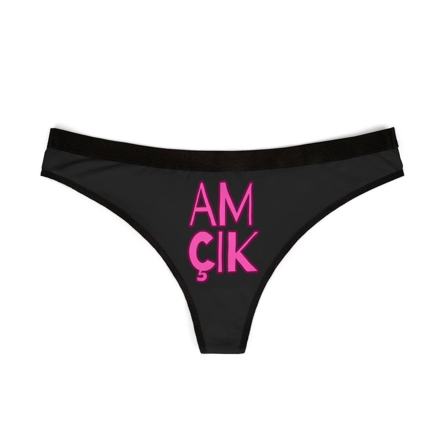 Damen Thong Unterwäsche Bequeme Atmungsaktive Slips AMÇIK Print