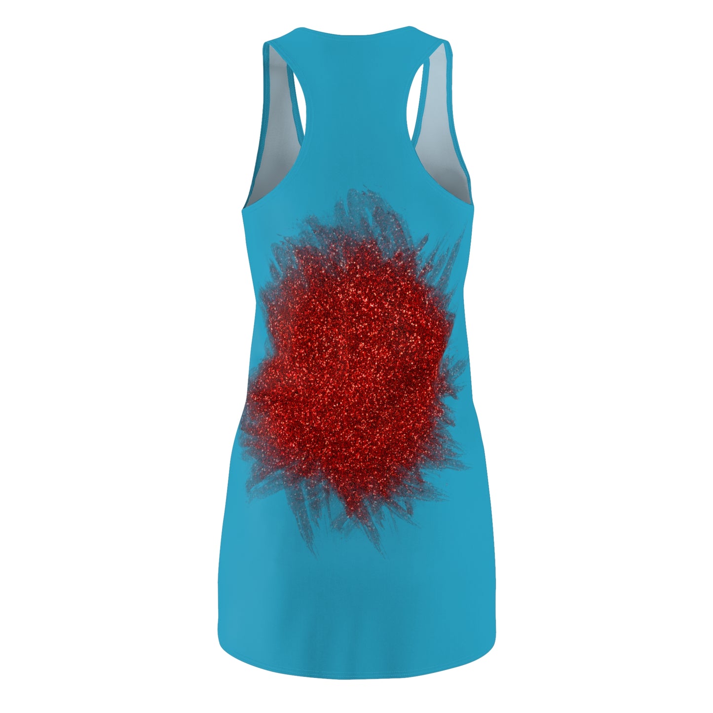 Rot Sparkle Racerback Kleid – Stylishes Partykleid