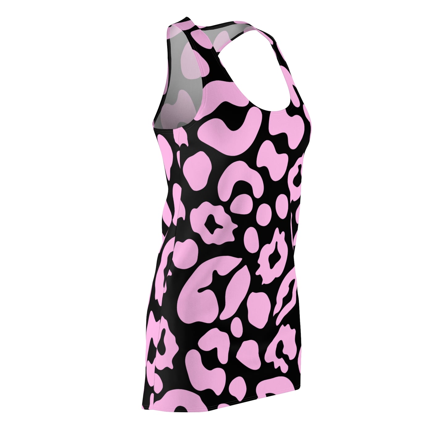Pink Leopard Racerback Kleid – Trendiges Sommerkleid