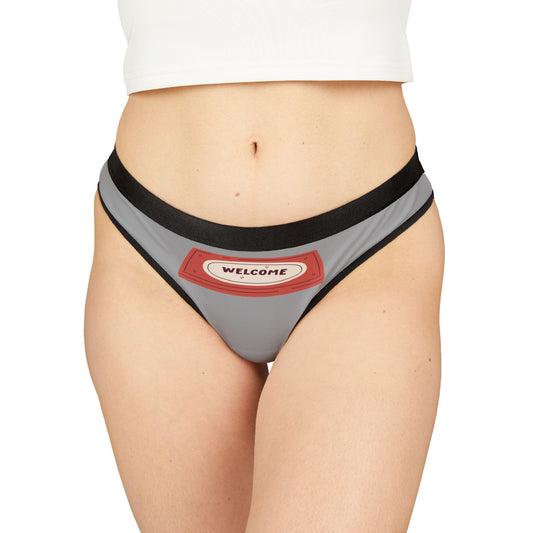 Damen Thong Unterwäsche Welcome Bequeme Slips MauserDesign