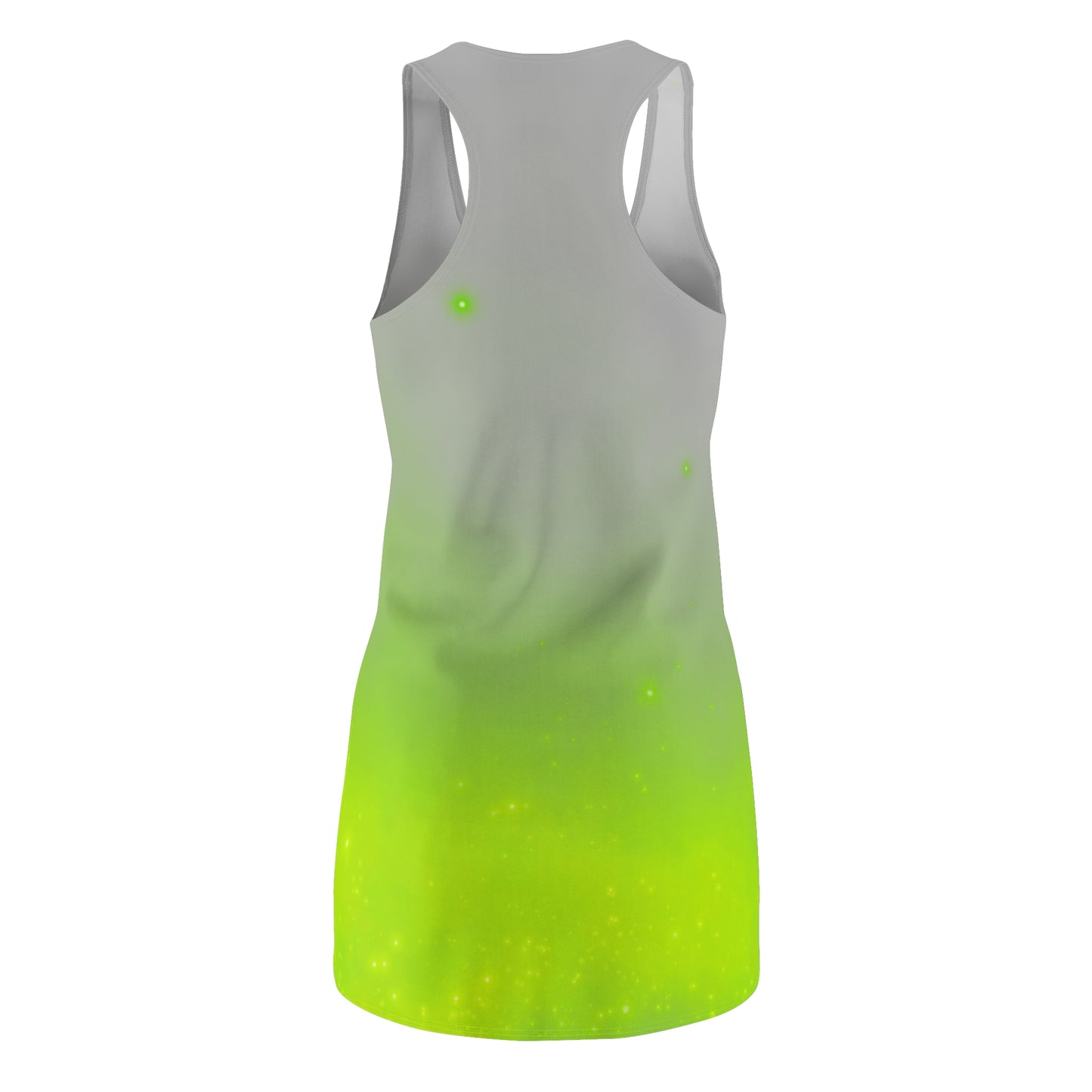 Racerback Kleid mit Grau-Grün Farbverlauf – leicht & sommerlich