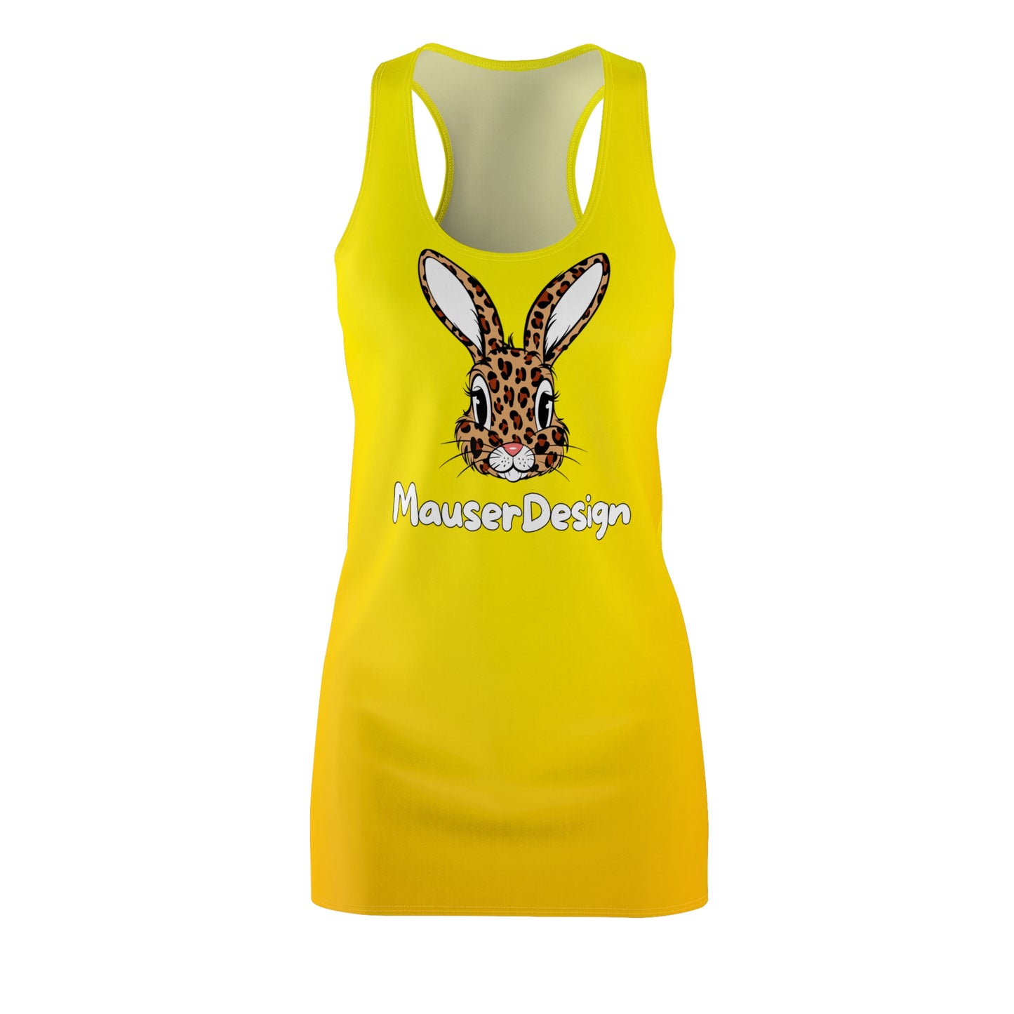 Leopard Hase Racerback Kleid – Verspieltes Sommerkleid