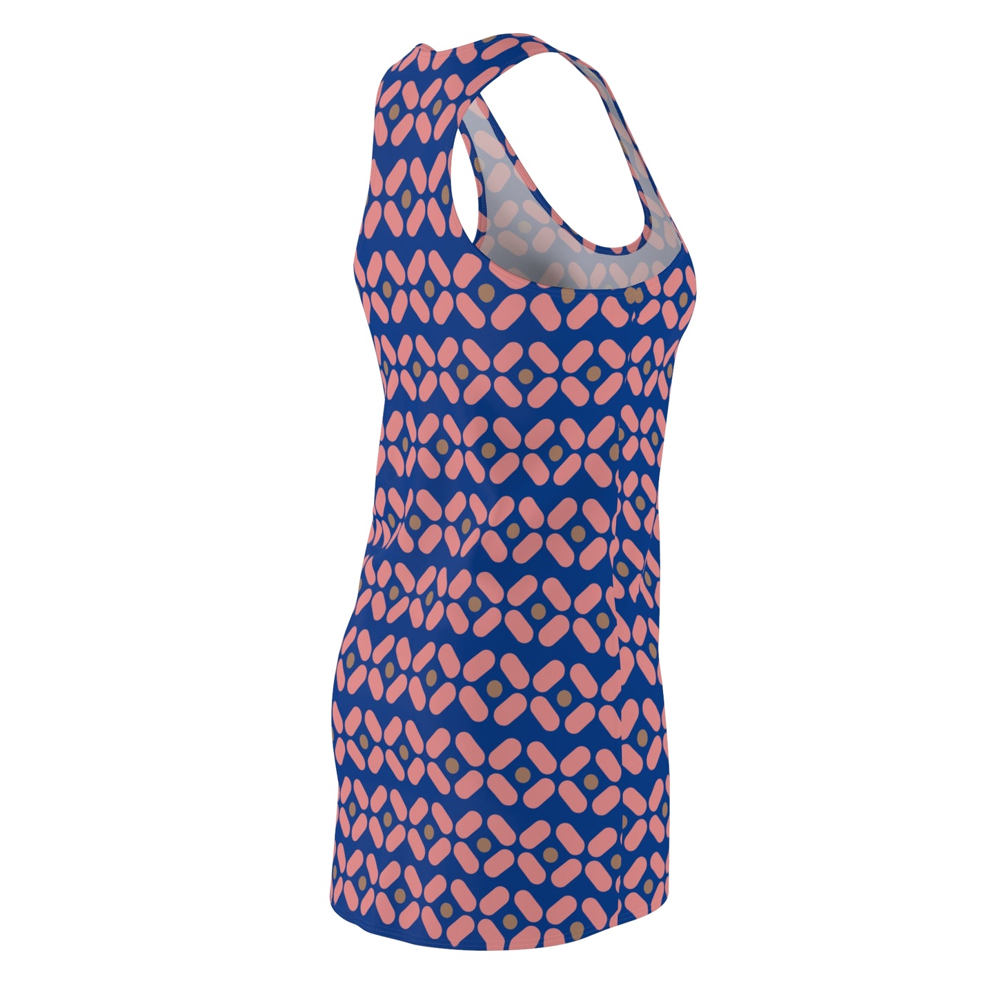 Blau Rosé Racerback Kleid – Chic Sommerkleid