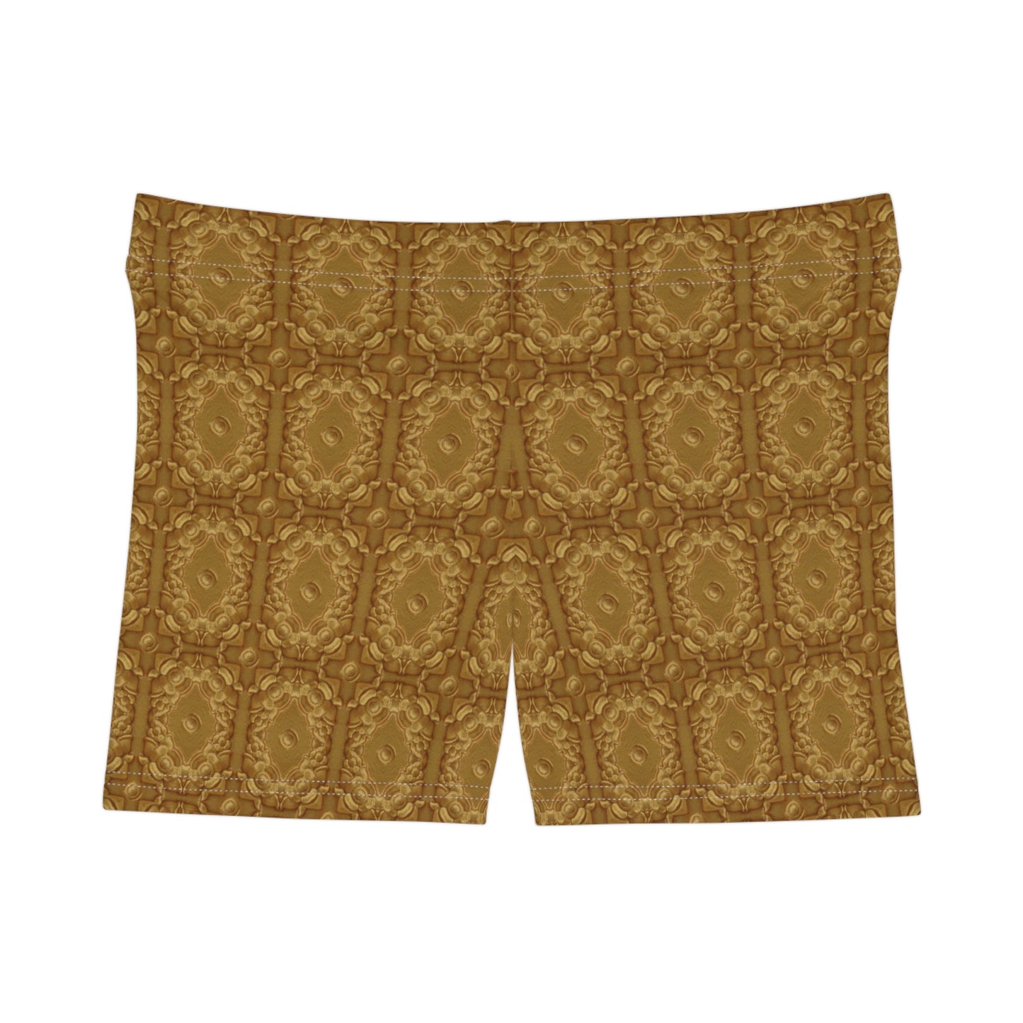 Damen Shorts Boho Vintage Muster Premium Activewear Retro Stil