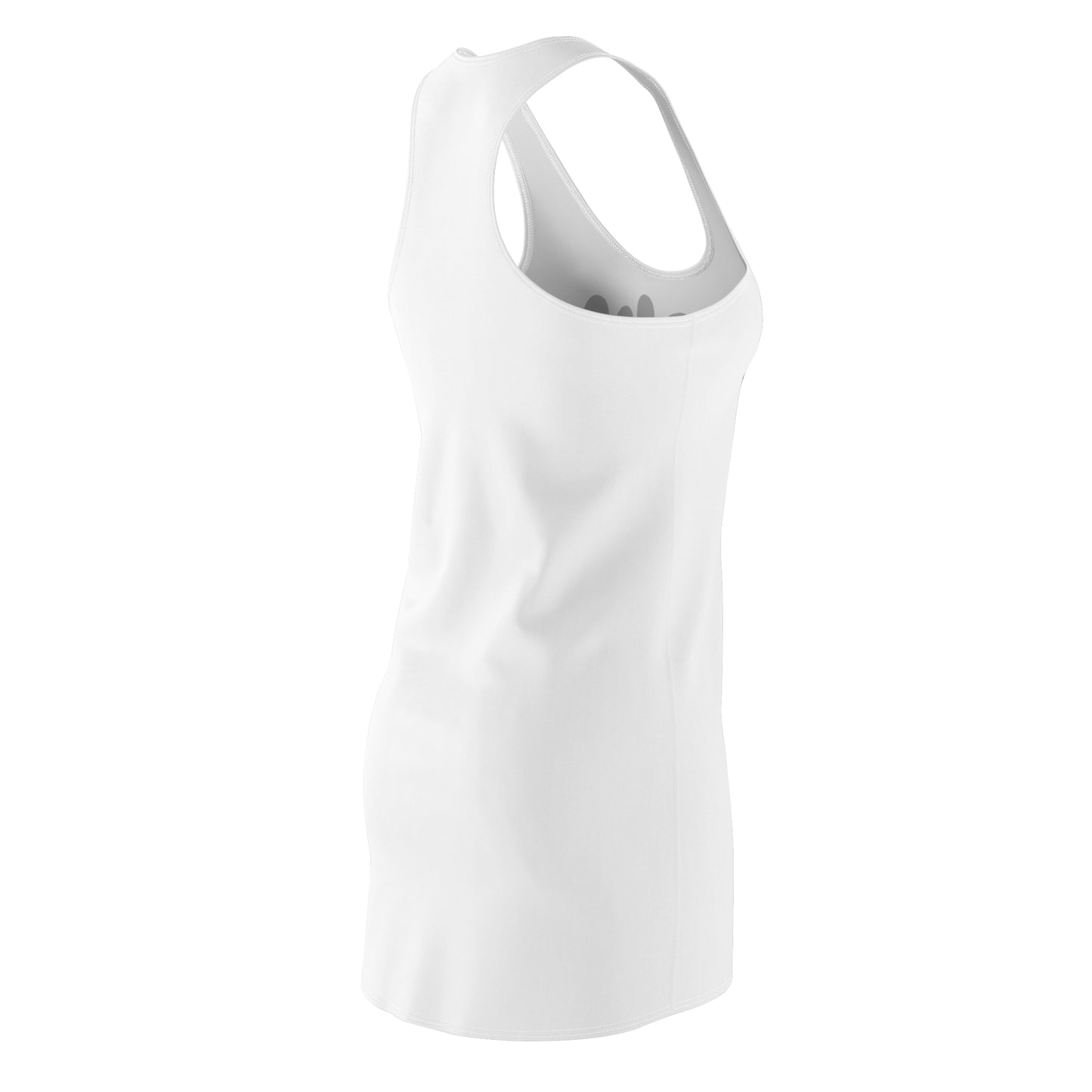 WOW Racerback Kleid – Weißes Trendkleid