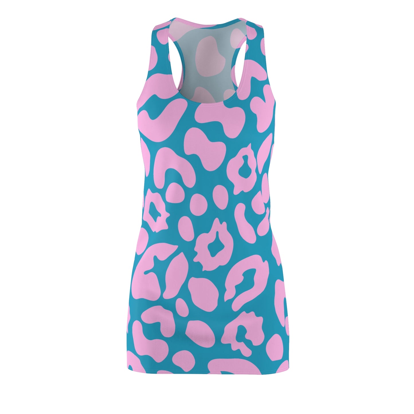 Pink Leopard Racerback Kleid – Trendiges Sommerkleid