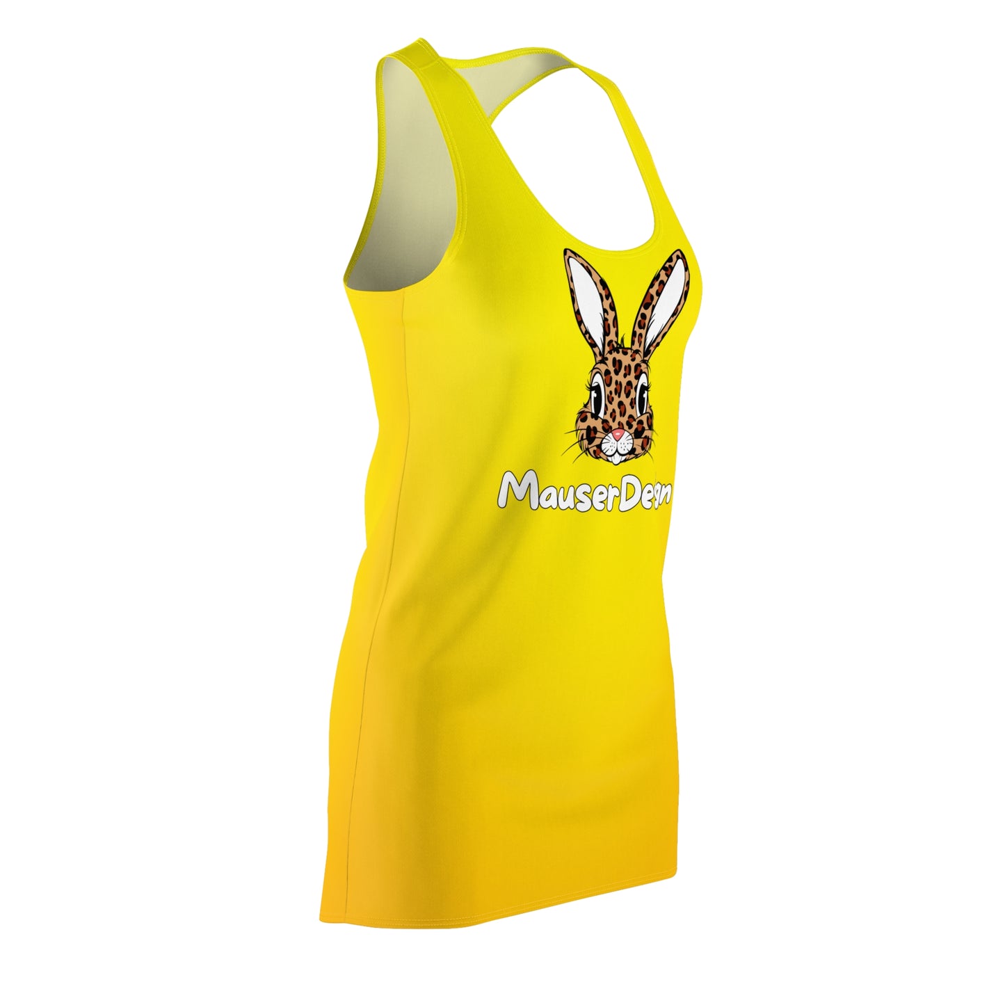 Leopard Hase Racerback Kleid – Verspieltes Sommerkleid