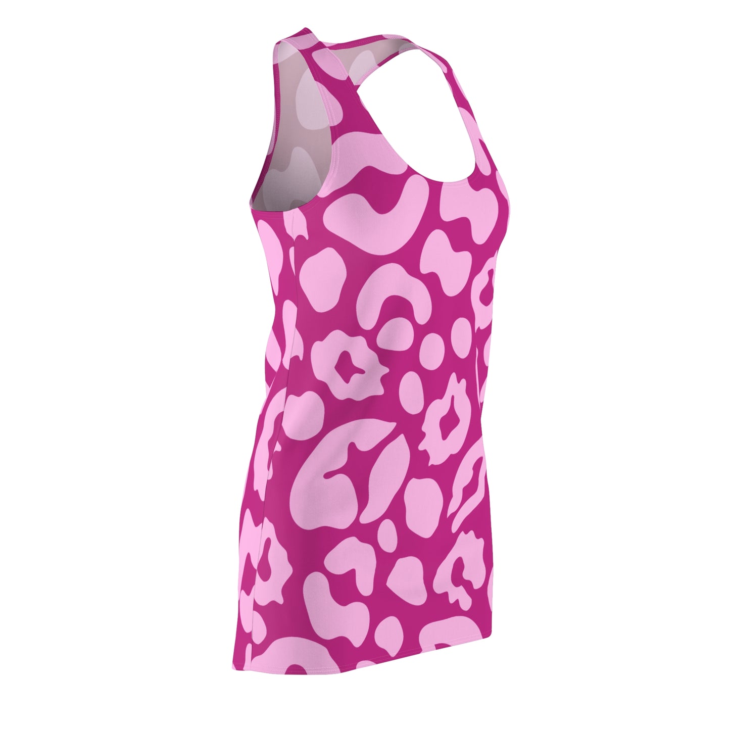 Pink Leopard Racerback Kleid – Trendiges Sommerkleid