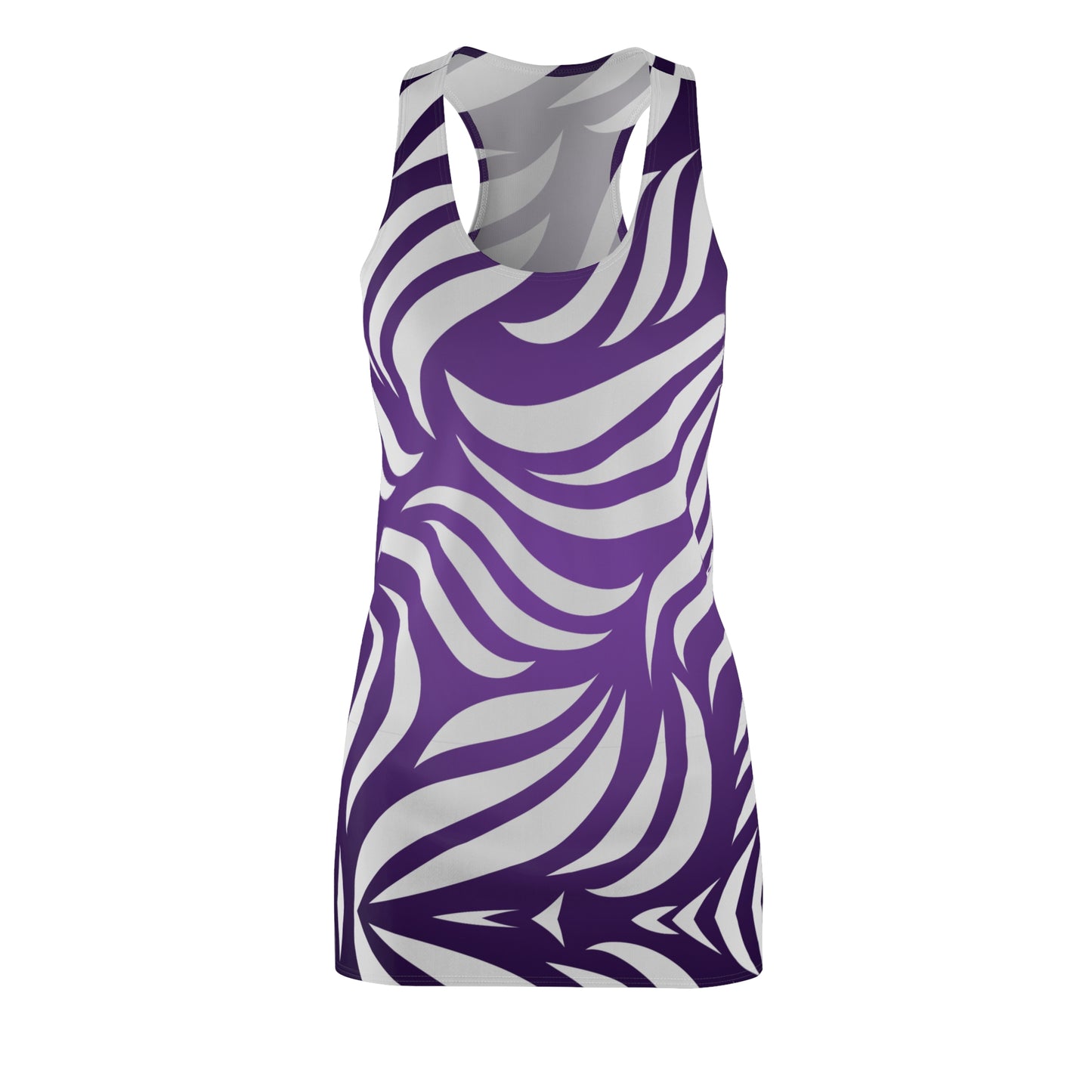 Lila Racerback Kleid – Sommerkleid mit elegantem Farbverlaufmuster