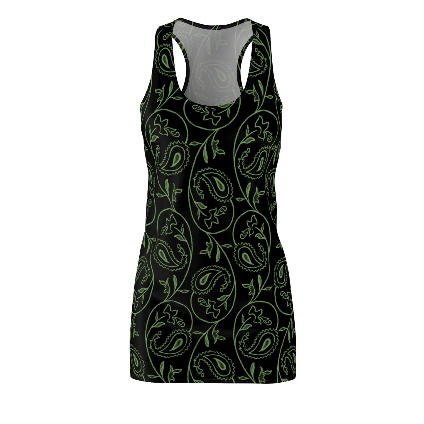 Damen Sommerkleid schwarz mit Paisley Muster
