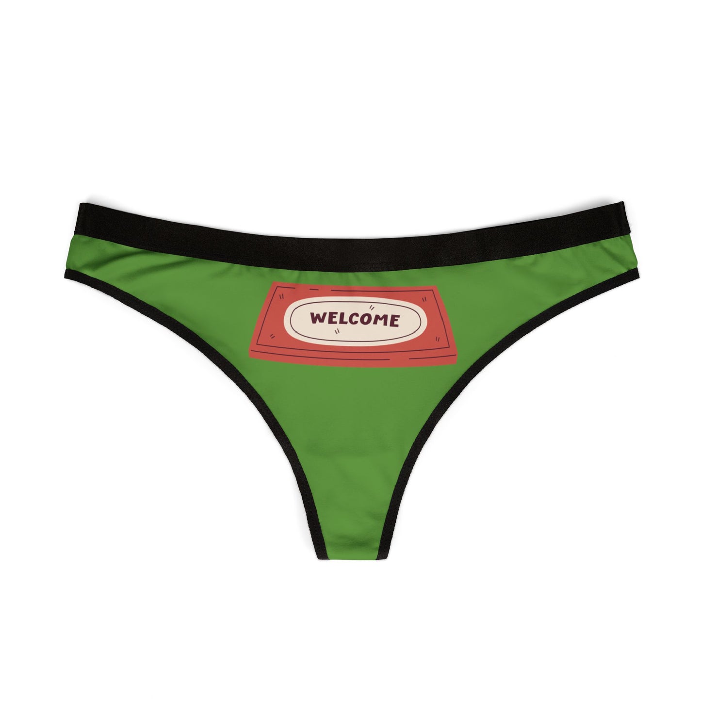 Damen Thong Unterwäsche Welcome Bequeme Slips MauserDesign