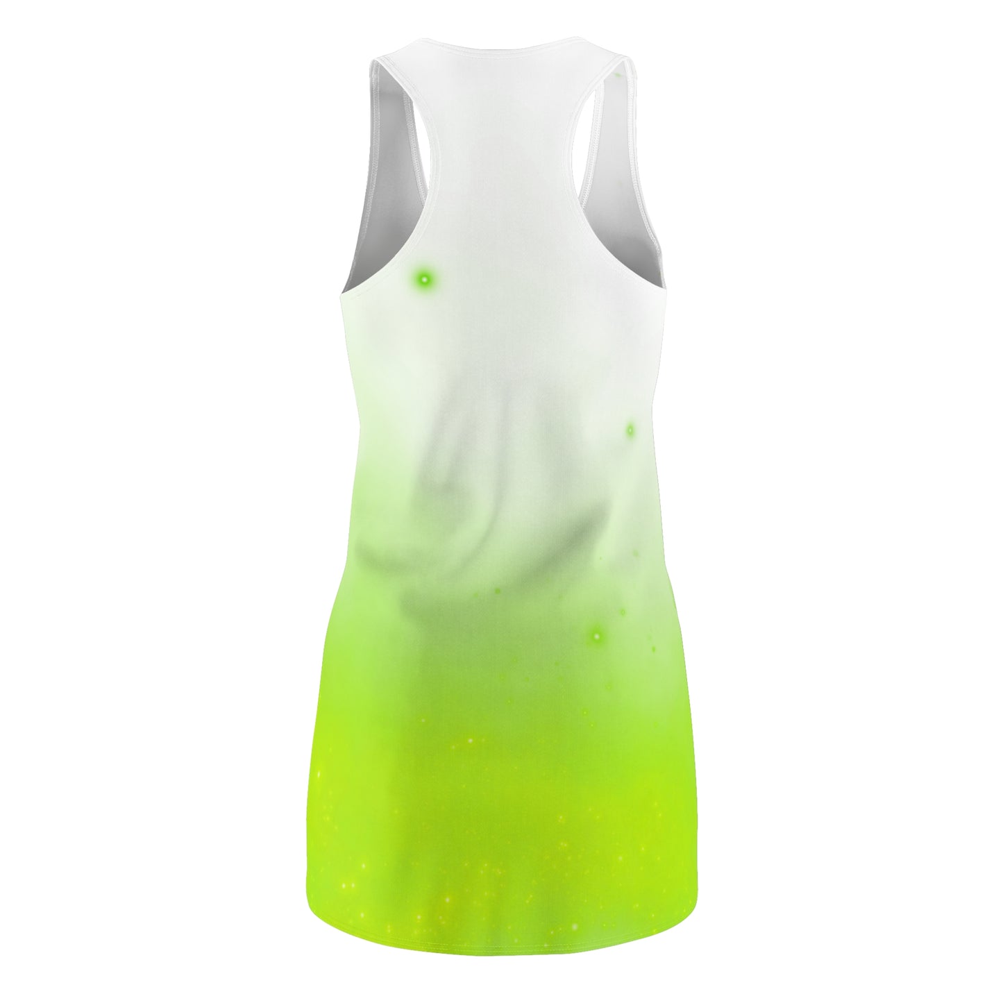 Racerback Kleid mit Weiß-Grün Farbverlauf – leicht & sommerlich