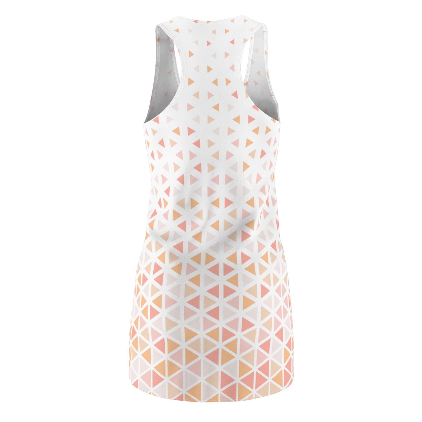 Buntes Dreieck Racerback Kleid – Trendige Sommer Damenmode