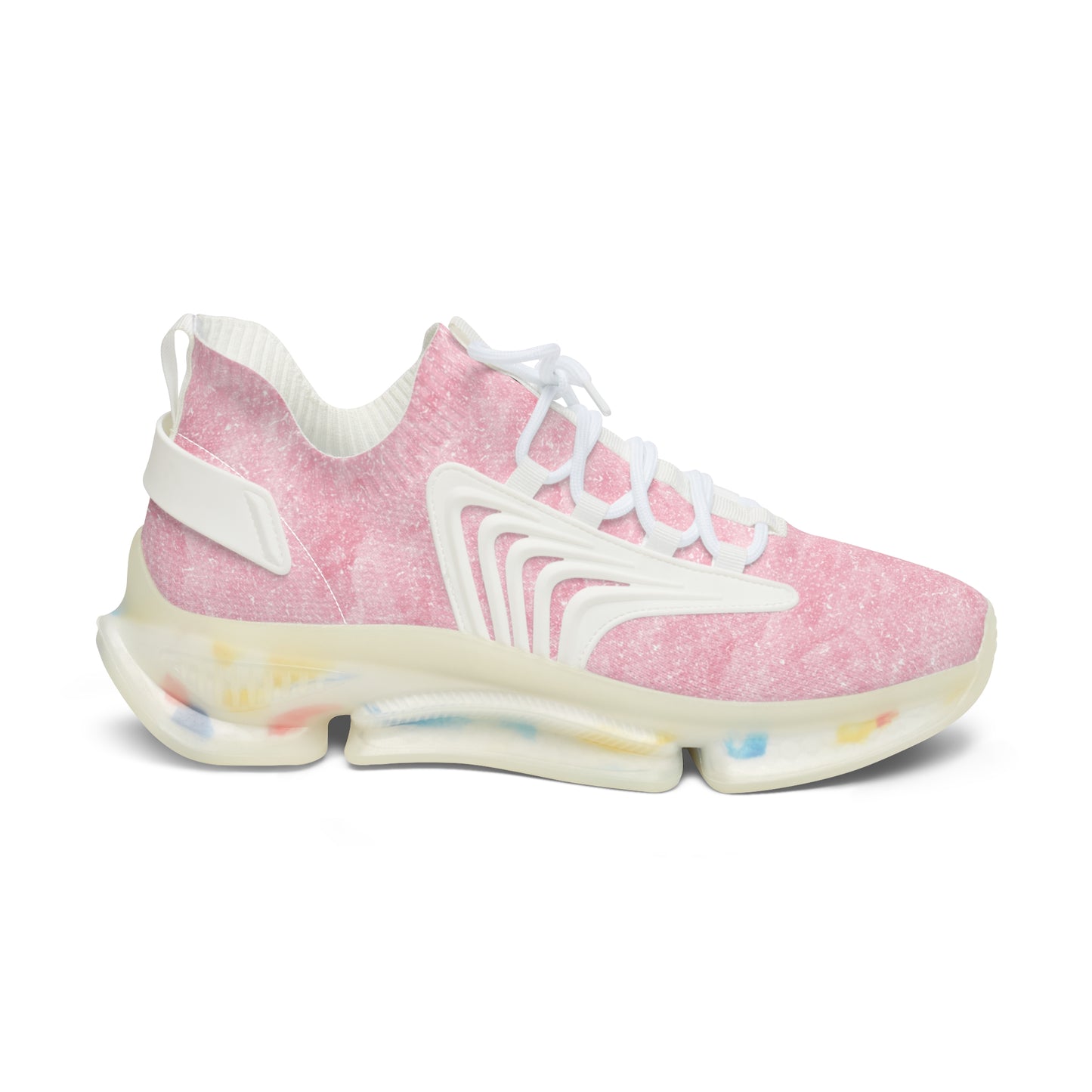 Pink Sneaker Damen – Stylische Sportschuhe mit schwarzem Design