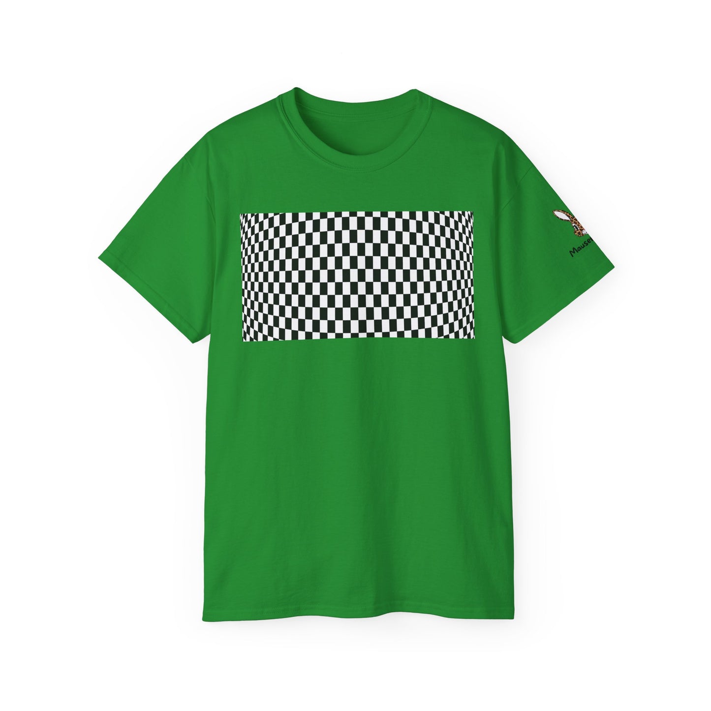 Black White Checkerboard T-Shirt – Retro Streetwear Tee