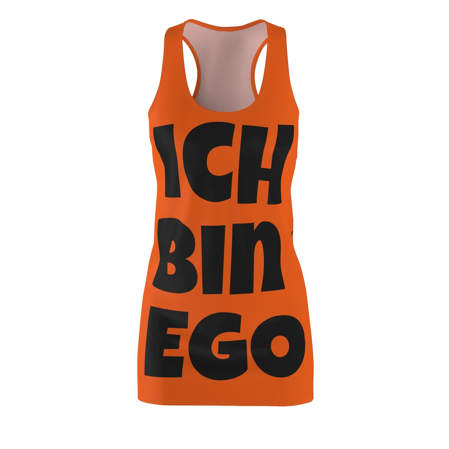 Ich Bin Ego Racerback Kleid – Statement Sommerkleid