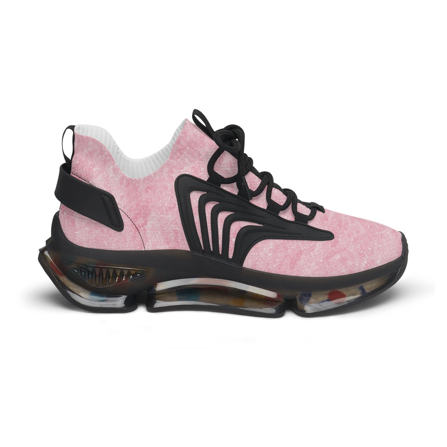 Pink Sneaker Damen – Stylische Sportschuhe mit schwarzem Design