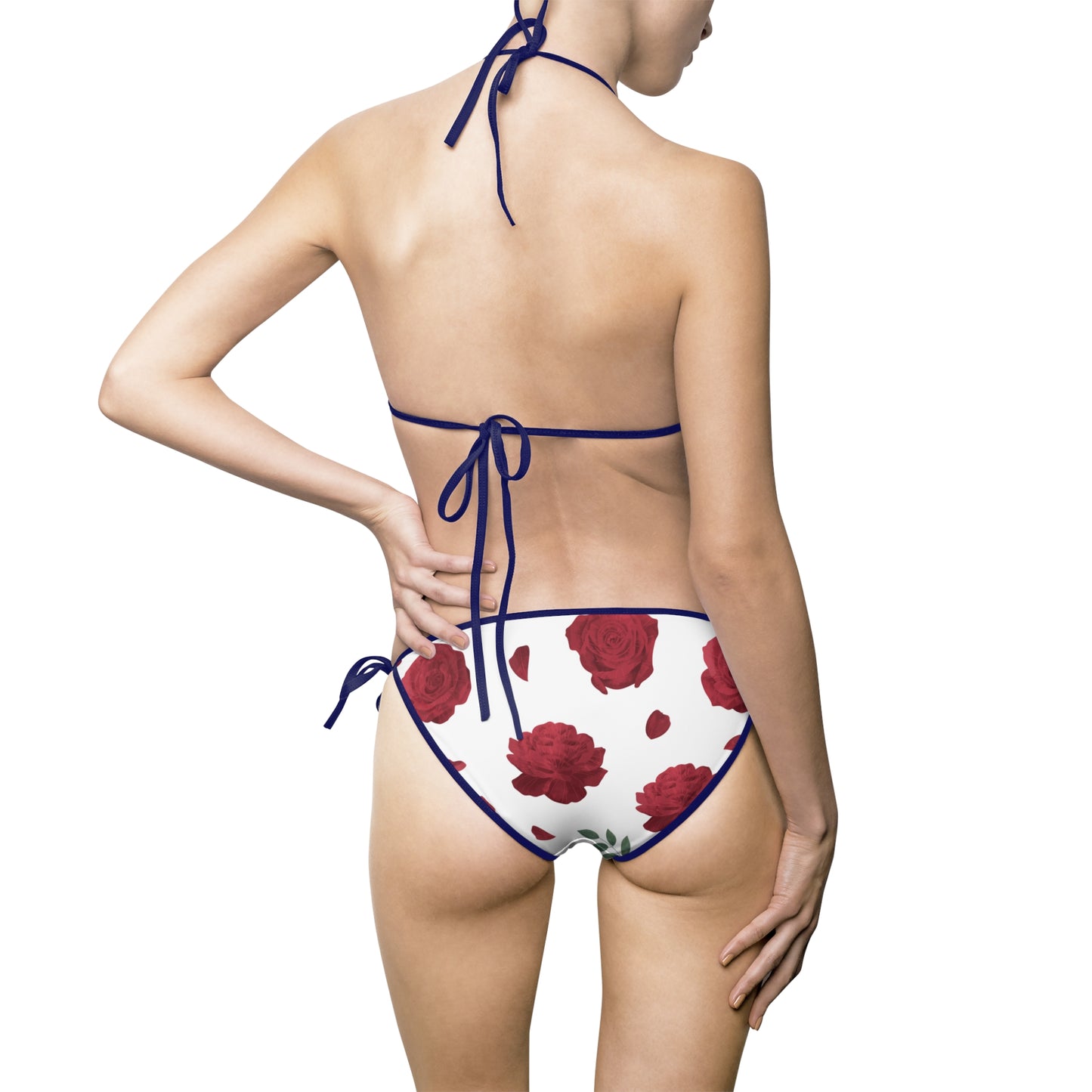 Damen Bikini Floral Print Zweiteiler Push Up Strand Pool