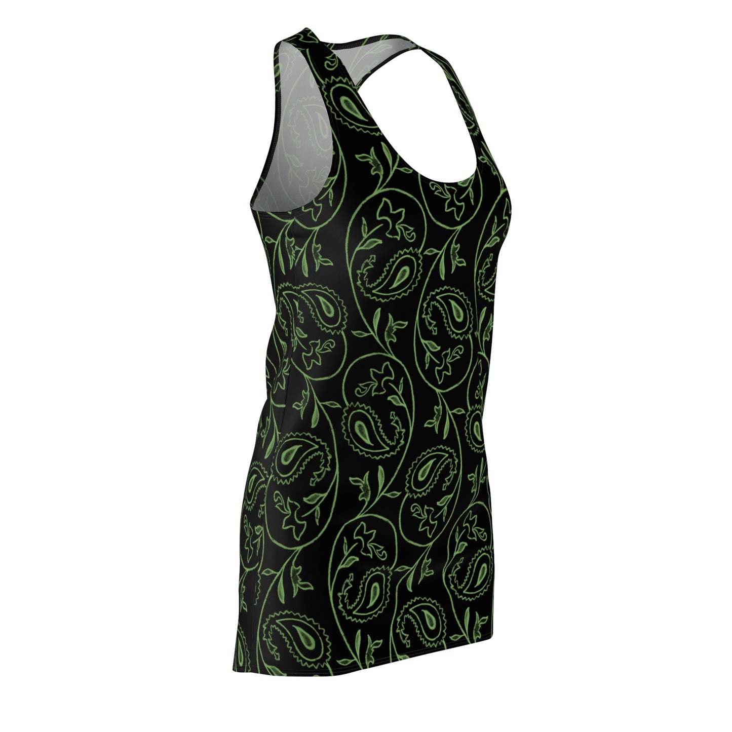 Damen Sommerkleid schwarz mit Paisley Muster
