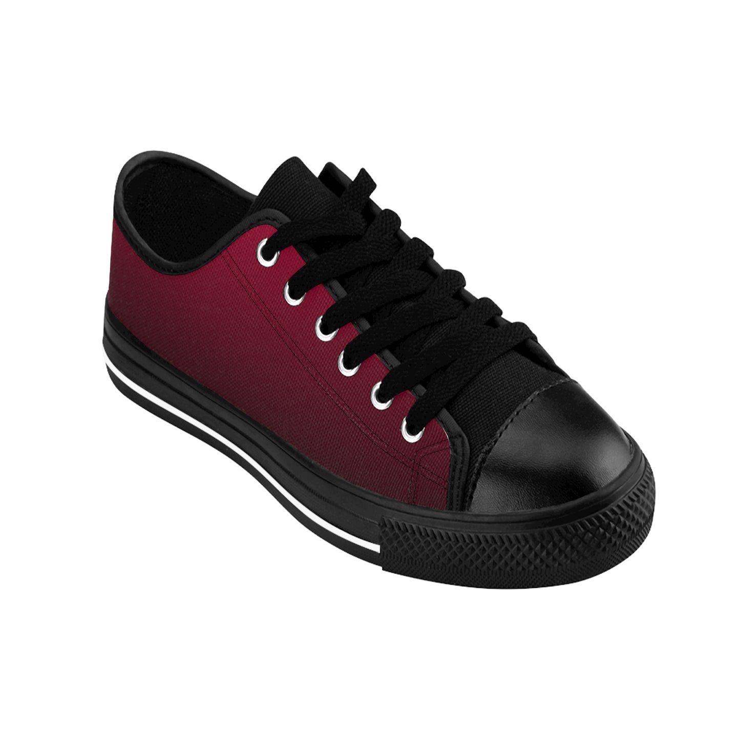 Damen Sneaker Bordeaux Canvas Freizeit Schuhe Streetwear Low
