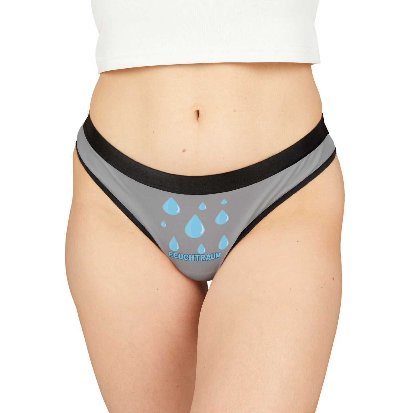 Damen Thong Unterwäsche Bequeme Atmungsaktive Slips Print