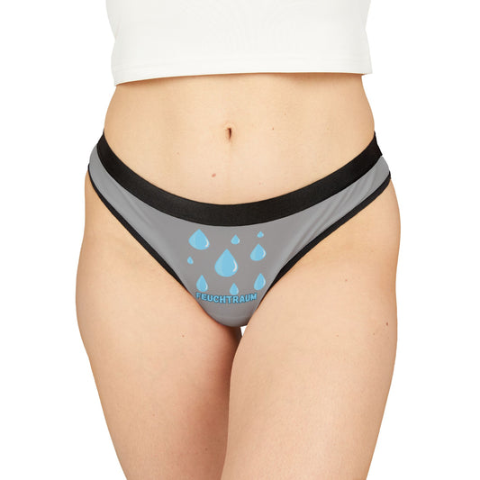 Damen Thong Unterwäsche Bequeme Atmungsaktive Slips Print