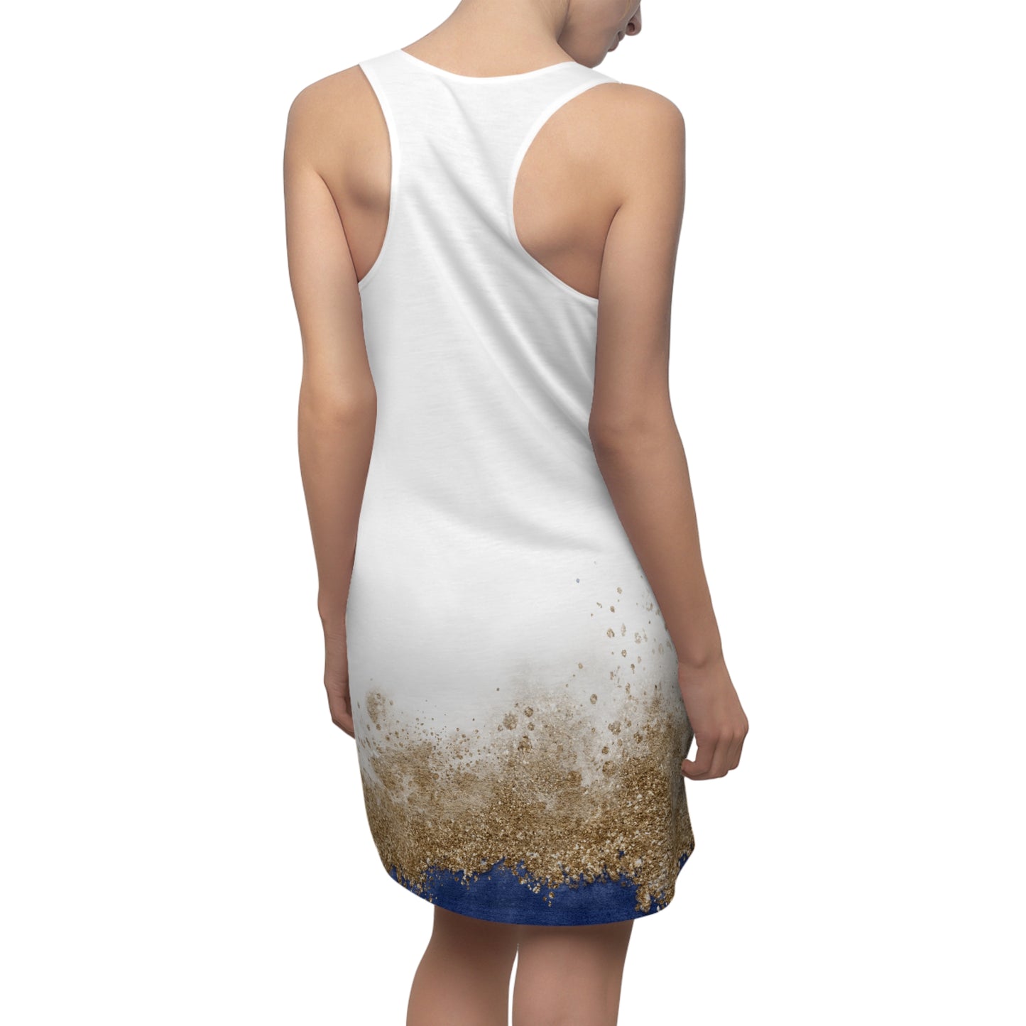 Golden Shore Racerback Kleid – Leichtes Urlaubskleid