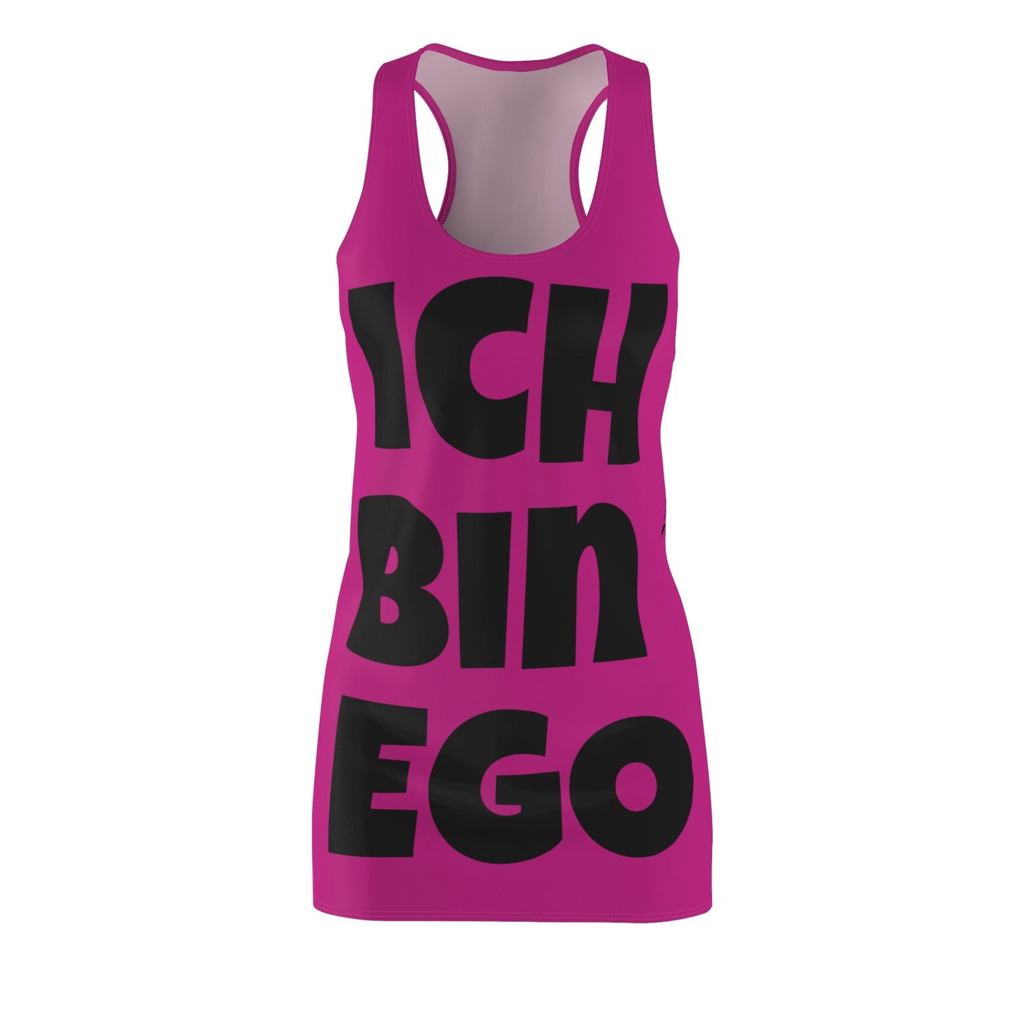Ich Bin Ego Racerback Kleid – Statement Sommerkleid