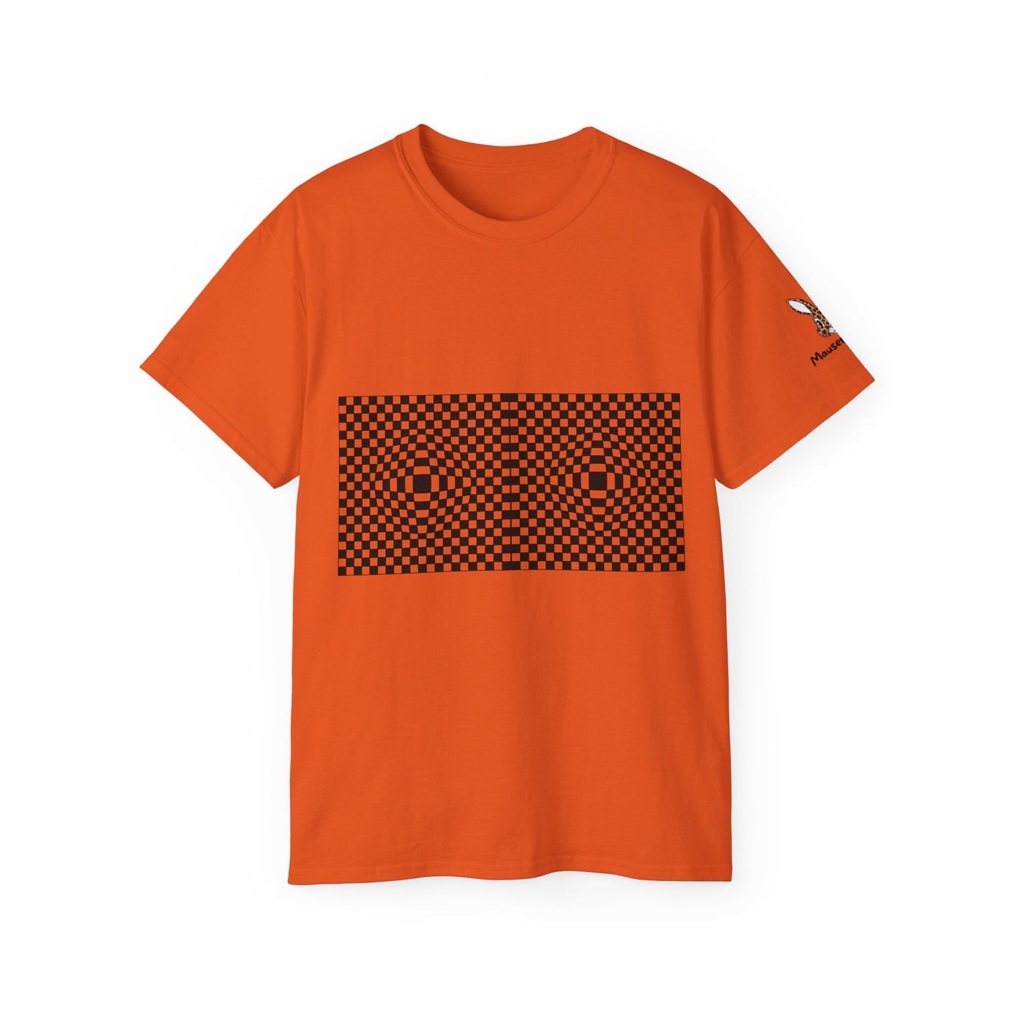 Optical Checkerboard Damen T-Shirt | Retro Illusion Streetwear