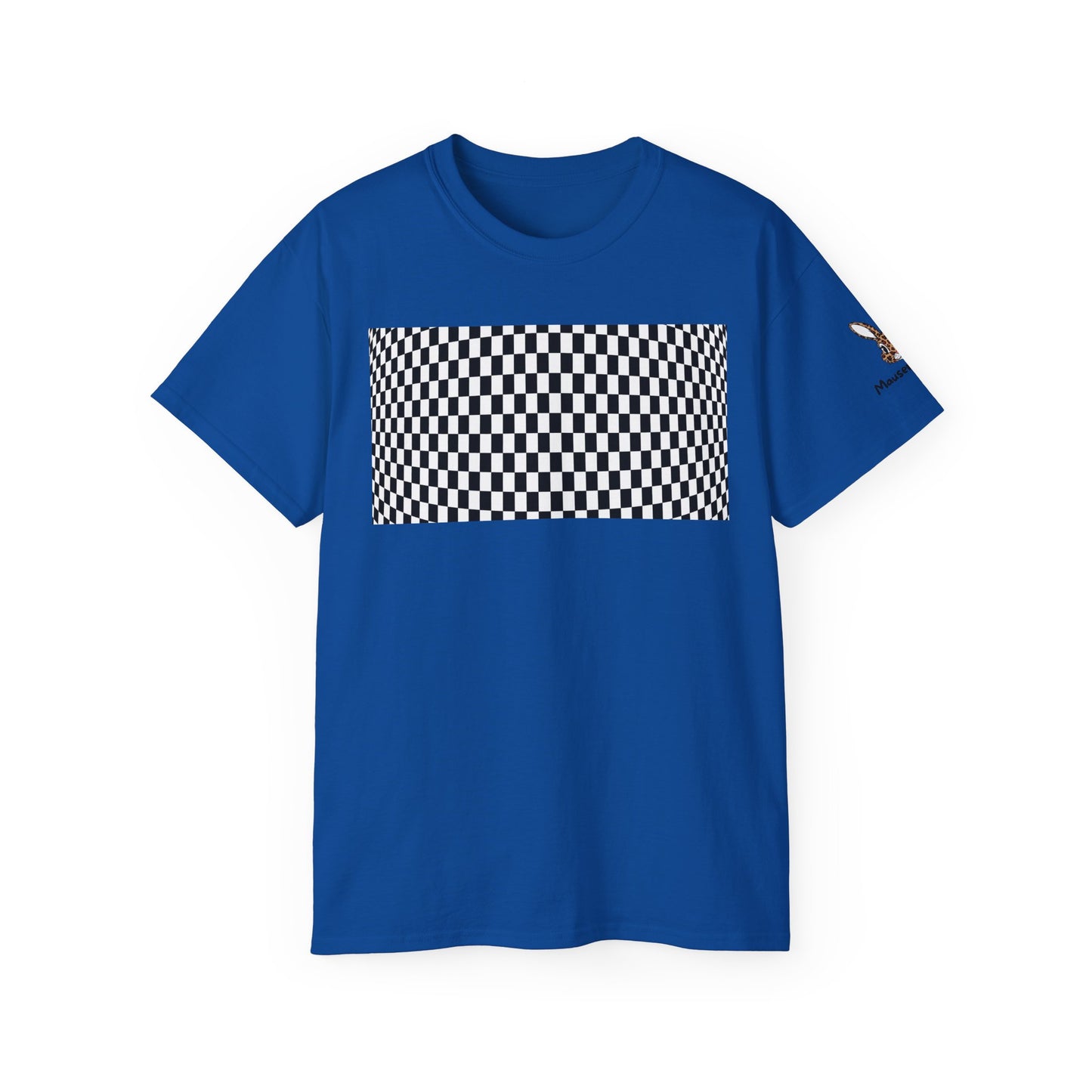 Black White Checkerboard T-Shirt – Retro Streetwear Tee