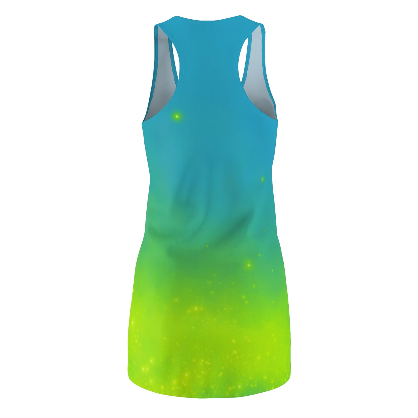 Racerback Kleid mit Türkis-Grün Farbverlauf – leicht & sommerlich