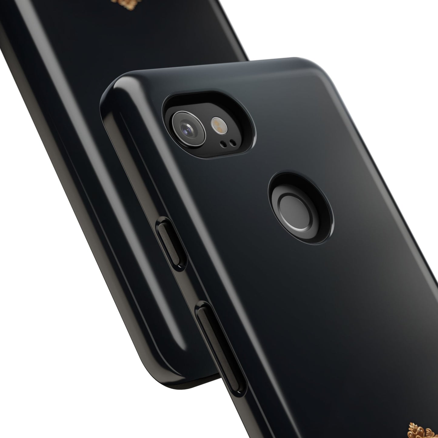 Black Cat on Golden Throne – Premium Phone Case Protective Slim