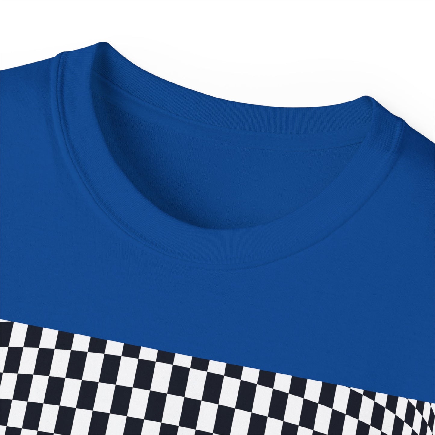Black White Checkerboard T-Shirt – Retro Streetwear Tee