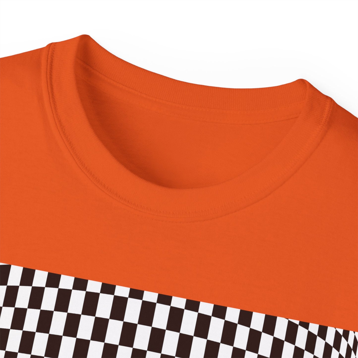 Black White Checkerboard T-Shirt – Retro Streetwear Tee