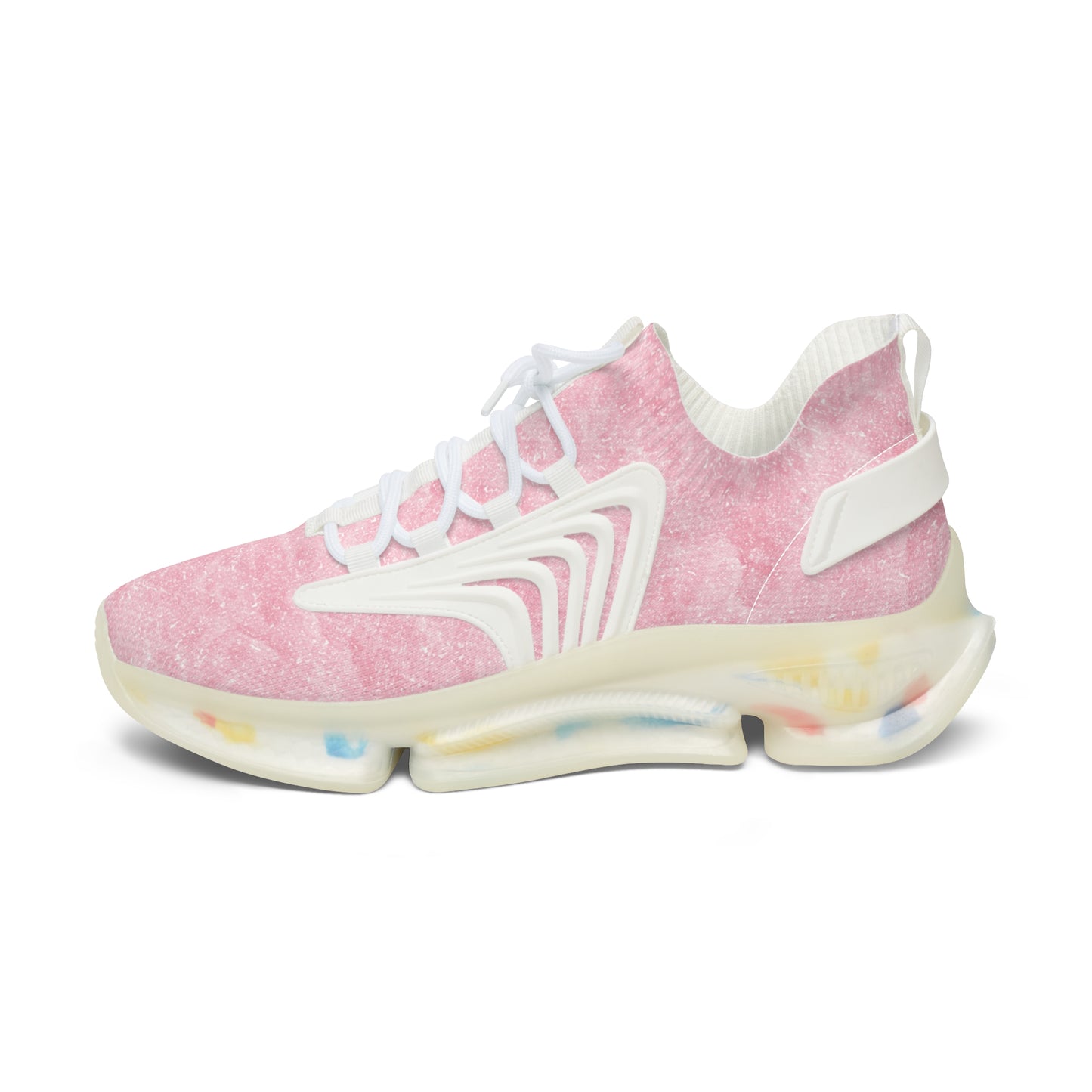 Pink Sneaker Damen – Stylische Sportschuhe mit schwarzem Design