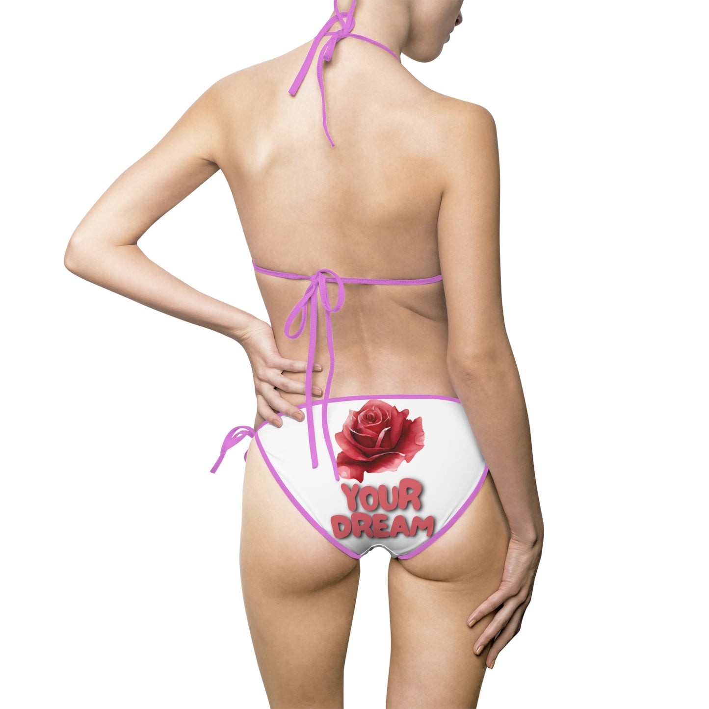 Damen Bikini YOUR DREAM Rosenmotiv Sommermode Strand