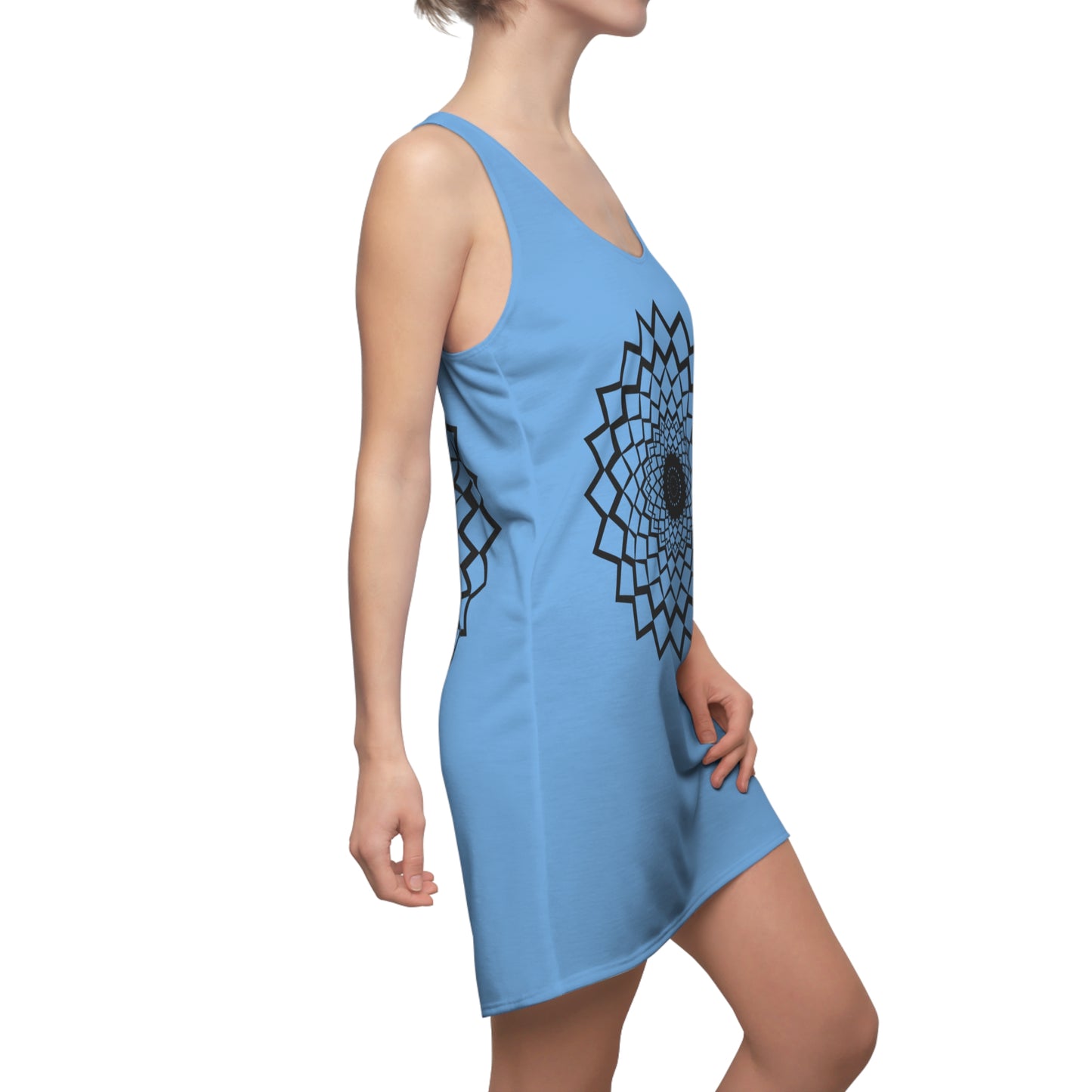 Mandala Racerback Kleid – Boho Sommerkleid
