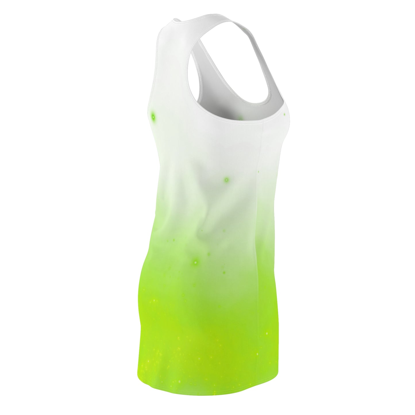 Racerback Kleid mit Weiß-Grün Farbverlauf – leicht & sommerlich