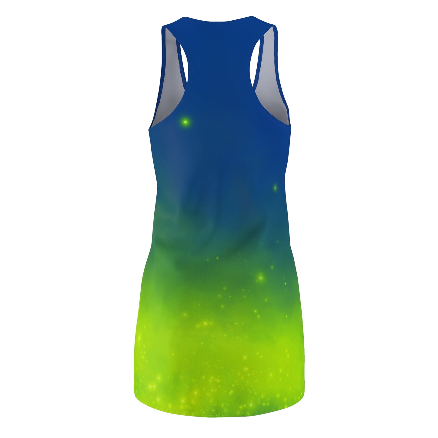 Racerback Kleid mit Blau-Grün Farbverlauf – leicht & sommerlich