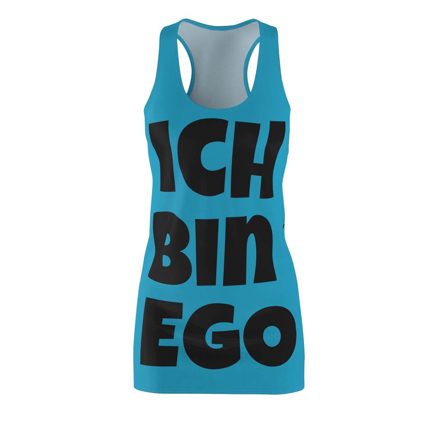Ich Bin Ego Racerback Kleid – Statement Sommerkleid