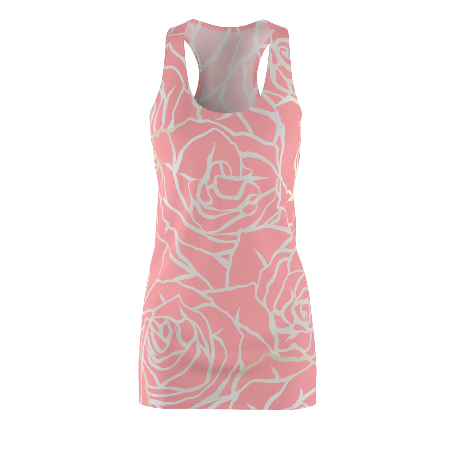 Rosen Racerback Kleid – Elegantes Sommerkleid