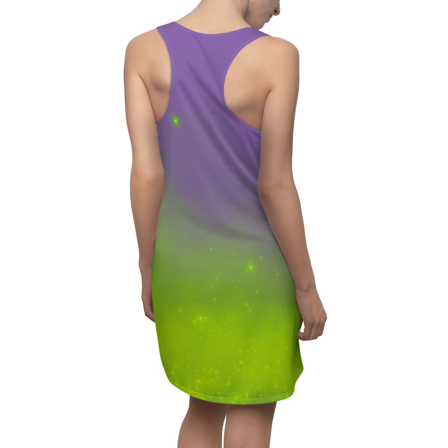 Racerback Kleid mit Lila-Grün Farbverlauf – leicht & sommerlich