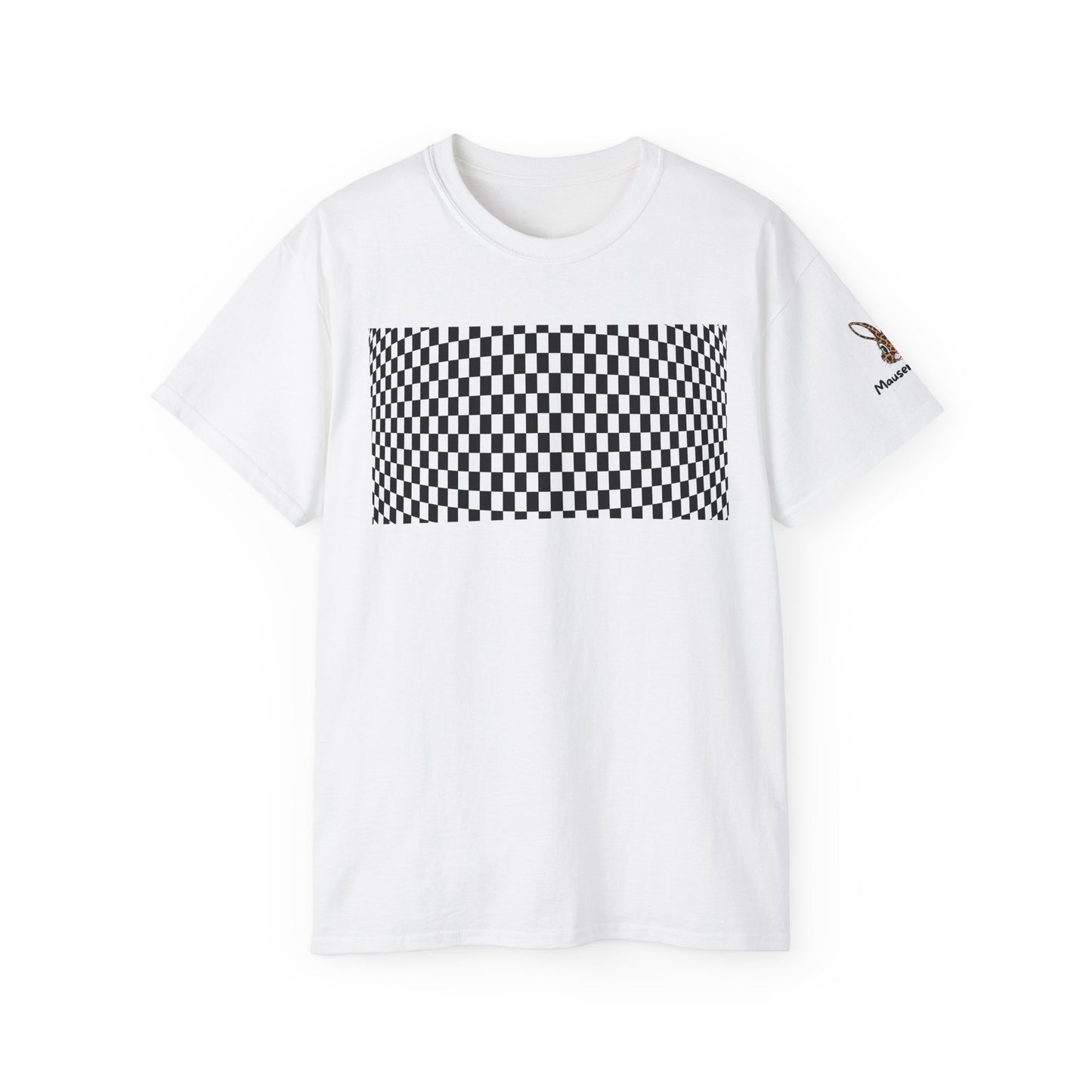 Black White Checkerboard T-Shirt – Retro Streetwear Tee