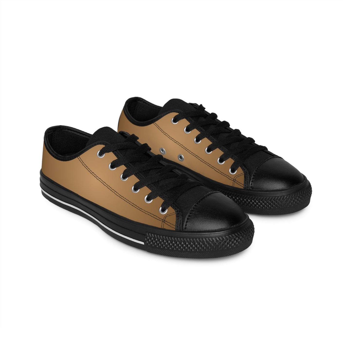 Beige Gradient Canvas Sneakers Women Casual Lace-Up Shoes