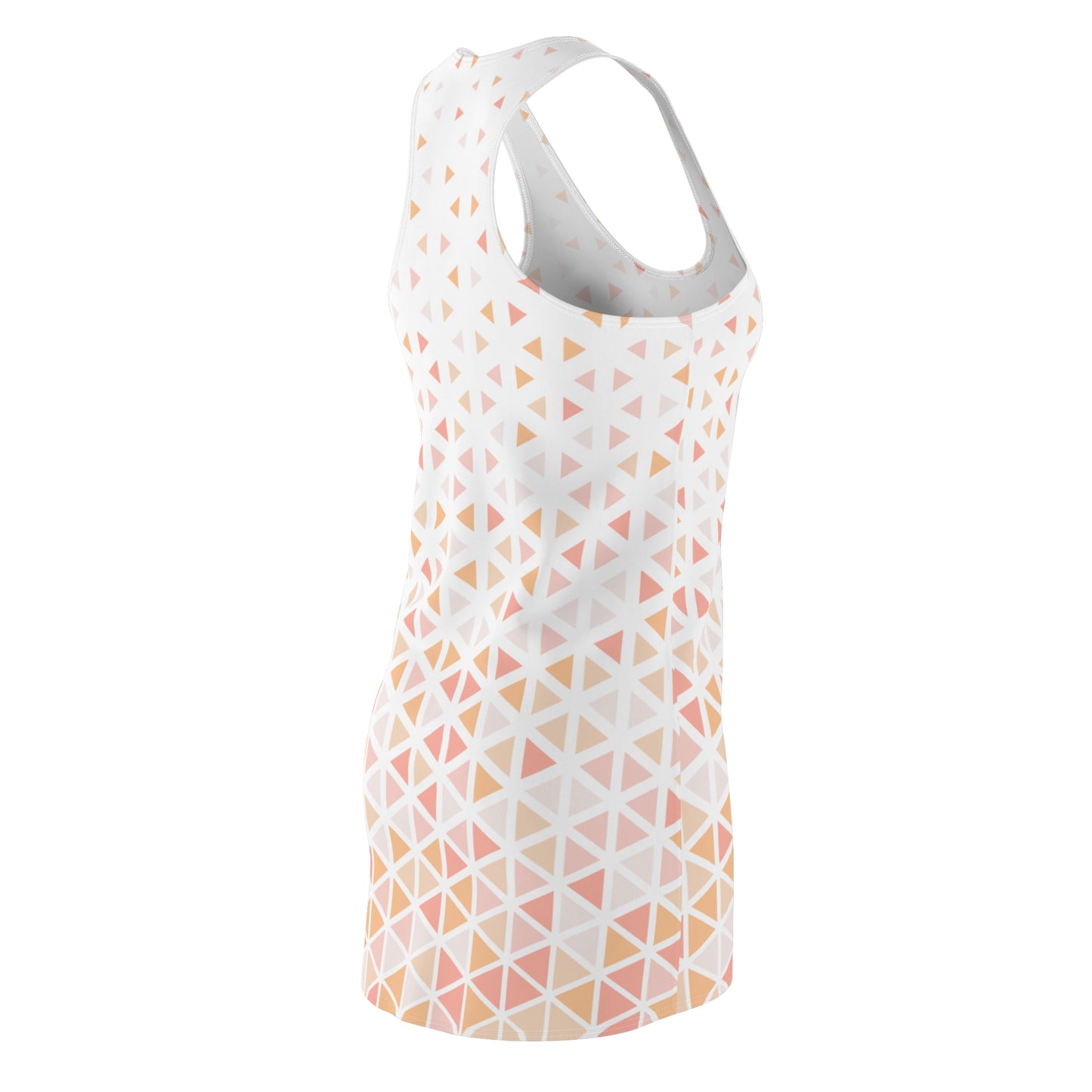 Buntes Dreieck Racerback Kleid – Trendige Sommer Damenmode