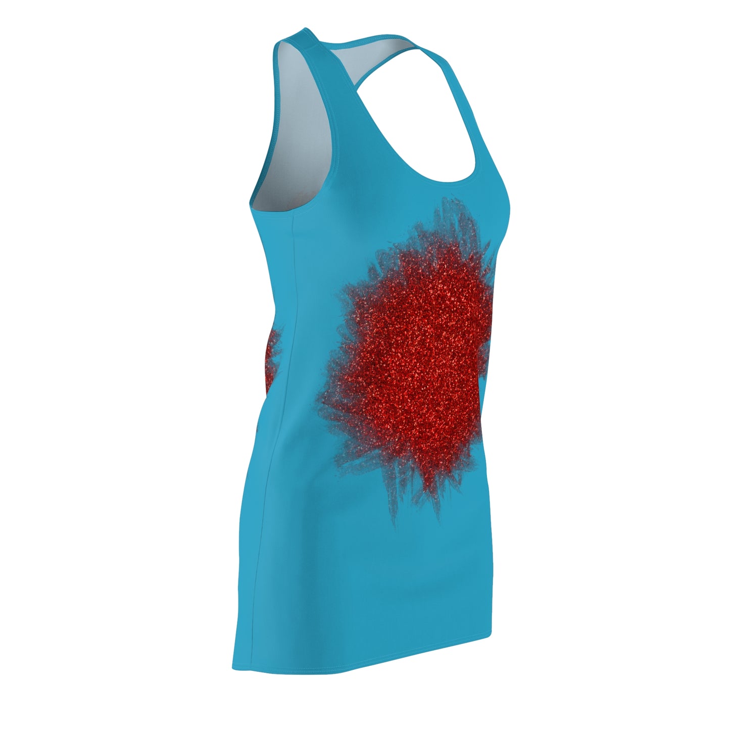 Rot Sparkle Racerback Kleid – Stylishes Partykleid