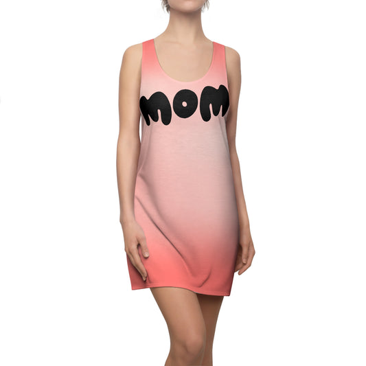 Ombre Mom Racerback Kleid – Bequemes Gradient Kleid