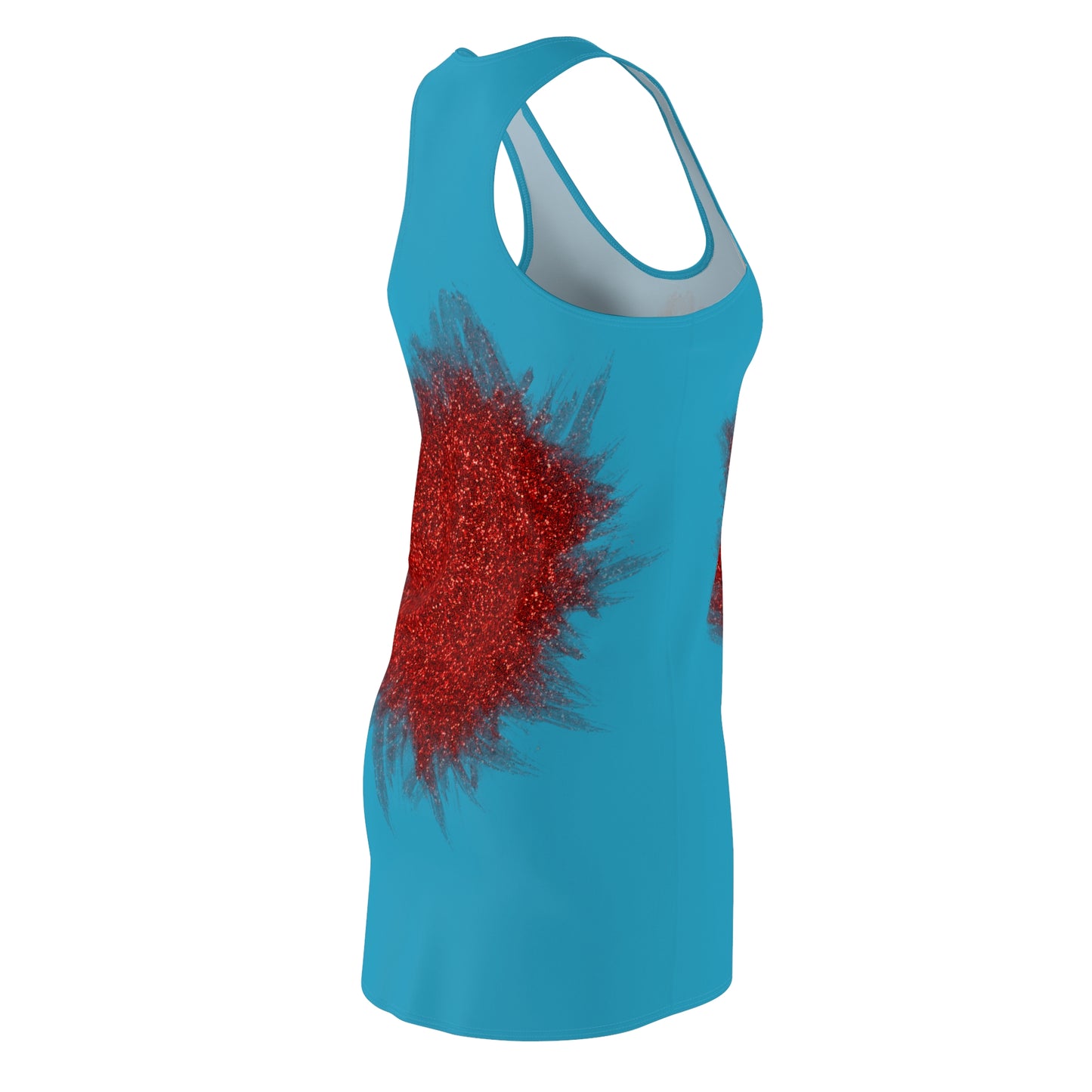 Rot Sparkle Racerback Kleid – Stylishes Partykleid