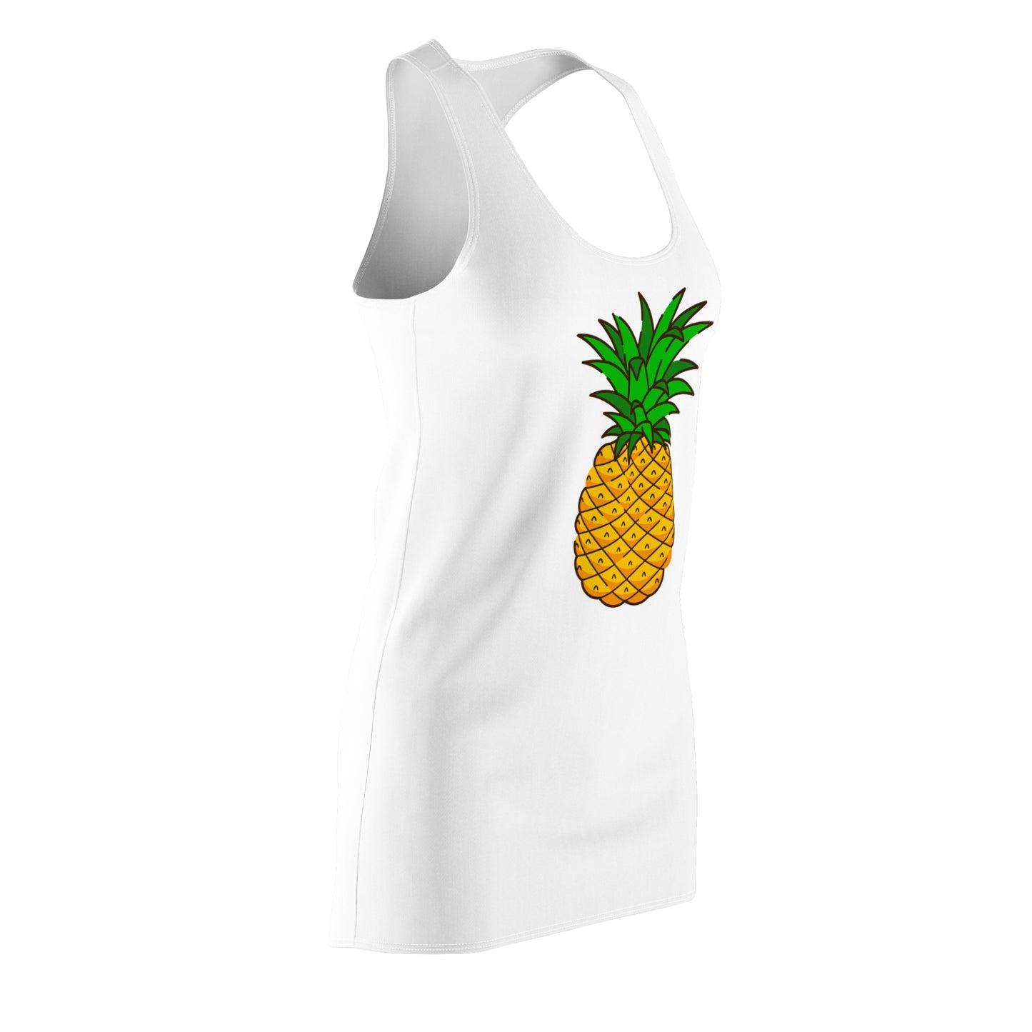 Ananas Racerback Kleid – Tropisches Sommerkleid